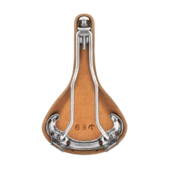 BROOKS Swift Chroom Zadel - Bruin/Honingbruin -Fietsaccessoires Winkel 80420012 detail 4