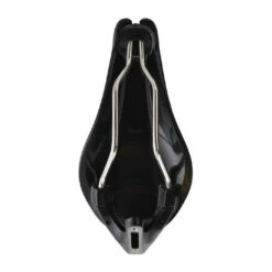Fabric Tri Flat Race Zadel - Zwart -Fietsaccessoires Winkel Fabric Tri Flat Race Saddle BlackBlack 134mm Base