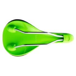 Fabric Scoop Elite Plat Zadel - Zwart/Groen -Fietsaccessoires Winkel Scoop elite flat saddle black green Base