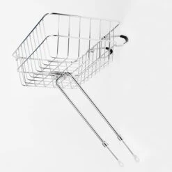 Mandje Mandje Voor Montage Op Voorwiel - Incl. Bevestigingsmateriaal -Fietsaccessoires Winkel basket korb fuer vorderradmontage inkl montagezubehoer 99411